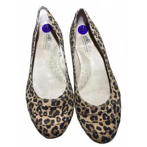 White Mountain Leopard Print Women's Flats Size 8.5